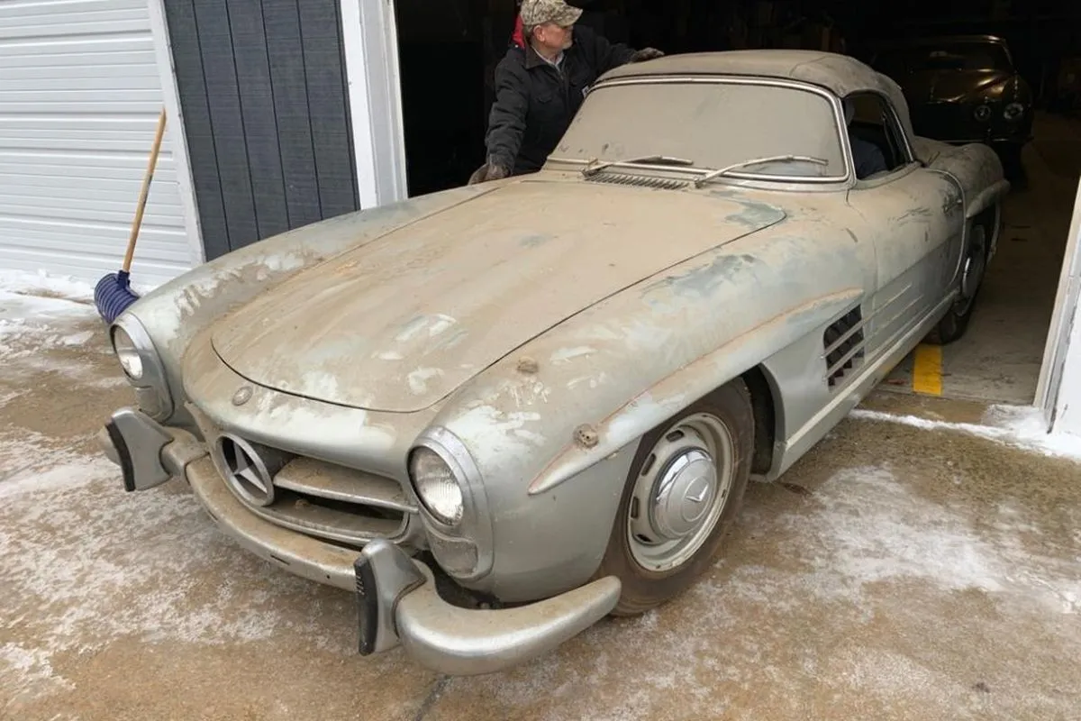 Odkrycie Mercedesa 300SL Roadster: historia, która przetrwała cztery dekady
